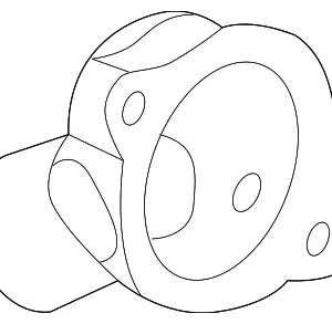 Engine Coolant Thermostat Housing - Mazda (P51B-15-172A)