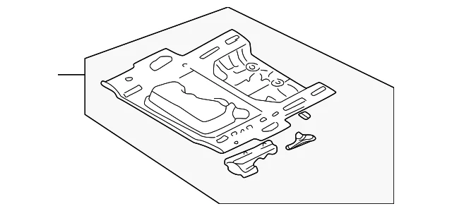 Rear Floor Pan - Mazda (NCY0-53-710A)
