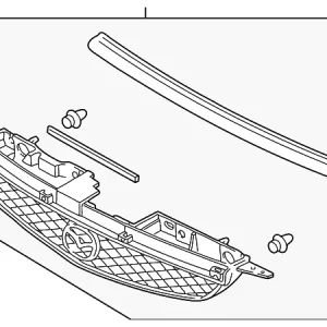 Grille - Mazda (BN7H-50-710A)