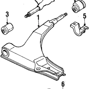 Control Arm Bushing - Mazda (B037-34-460)
