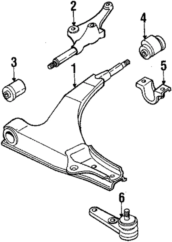 Control Arm Bushing - Mazda (B037-34-460)