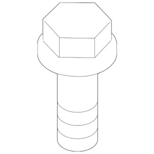Radiator Support Upper Bolt - Mazda (9YA1-1A-801)