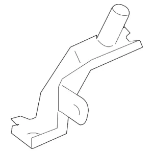 Pressure Hose Bracket - Mazda (C235-61-4E1A)