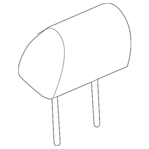 Headrest - Mazda (TE71-88-240-34)