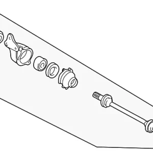 Intermediate Shaft - Mazda (GA03-25-700F)