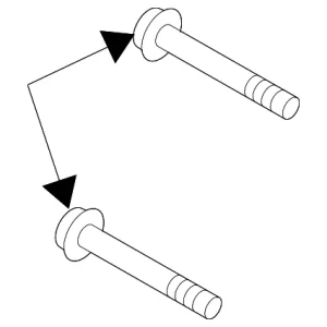 Knuckle Assembly Bolt - Mazda (9YA0-21-441)
