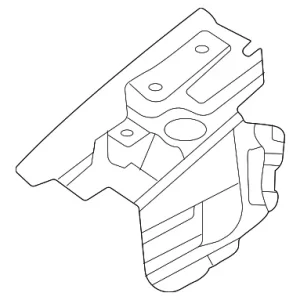 Cowl Panel Support - Mazda (DGH9-53-590)