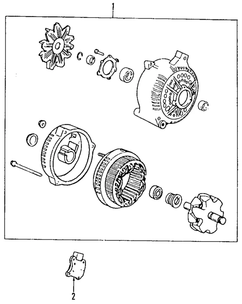 Alternator - Mazda (1F72-18-300R-0C)