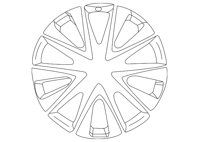 Wheel Disc Aluminum - Mazda (9965-74-7090)