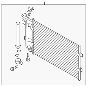 A/C Condenser - Mazda (C513-61-480B)