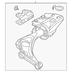 Arm(L) Lower - Mazda (KJK3-34-J50E)