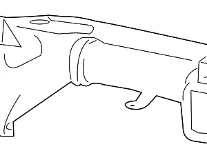 Instrument Panel Air Duct - Mazda (ZZCA-64-751)