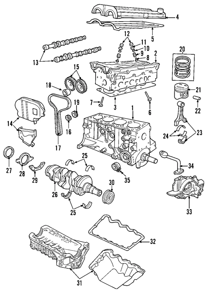 Crankshaft - Mazda (YF09-11-301)