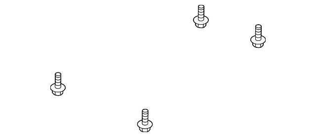Fuel Tank Strap Bolt - Mazda (9YA0-20-873)