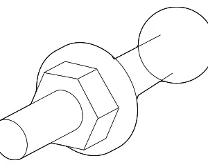 Lift Cylinder Ball Stud - Mazda (D352-62-625)