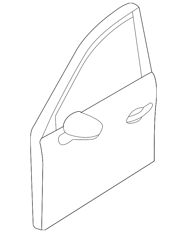 Body (L) Front Door - Mazda (KBY0-59-02XF)