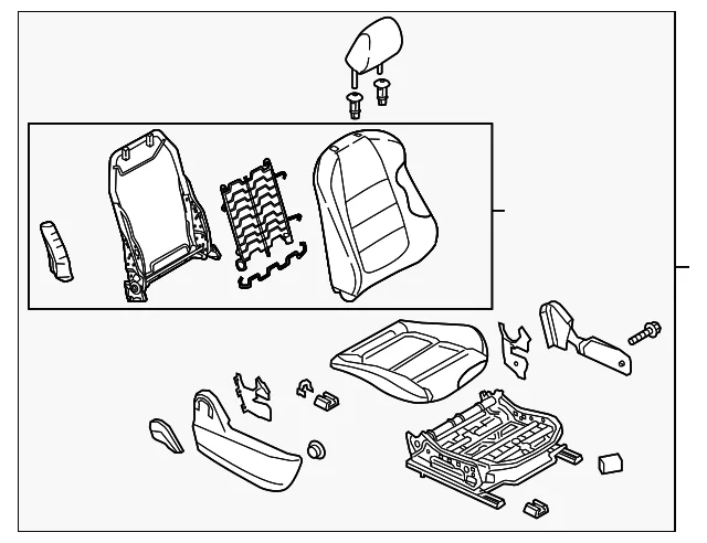 Seat Right Front - Mazda (BFKH-57-100A-02)