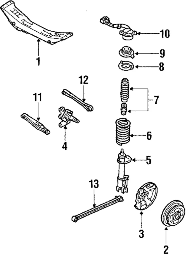 Spring Insulator - Mazda (B097-28-110)