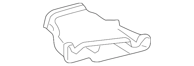 Drive Motor Battery Compartment Cooling Fan Duct - Mazda (VC67-30-280A)