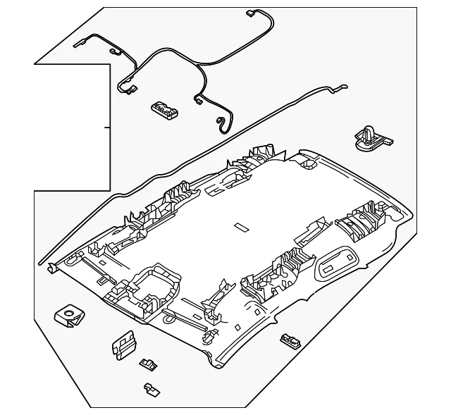 Ceiling Top - Mazda (DGH9-68-03ZF-75)