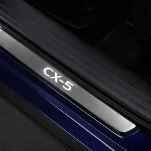 Illuminated Door Sill Trim Plates - Silver - Mazda (KLAK-V1-370)