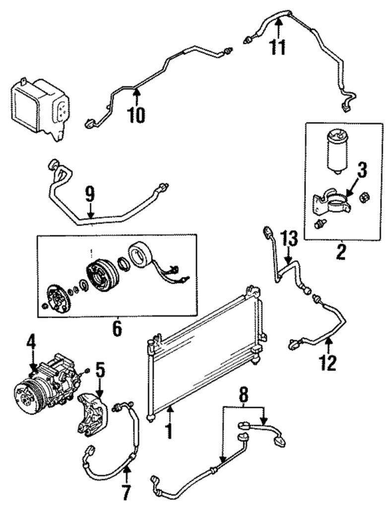 A/C Compressor - Mazda (BC1M-61-450A)