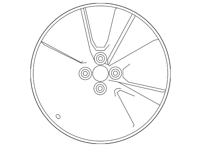 Wheel, Alloy - Mazda (9965-H5-7070)