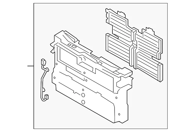 Radiator Support Panel - Mazda (BCKB-53-100H)