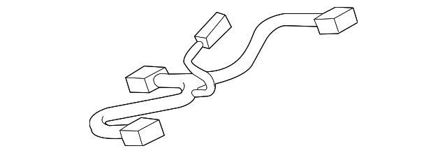 Steering Wheel Wiring Harness - Mazda (BNK4-66-4M2)