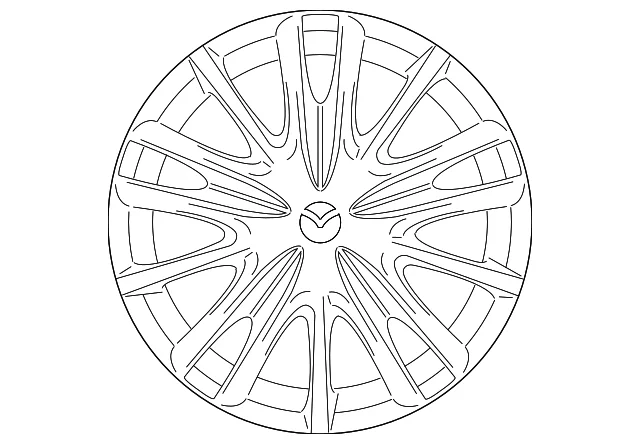 Wheel Disc Aluminum - Mazda (9965-70-7090)