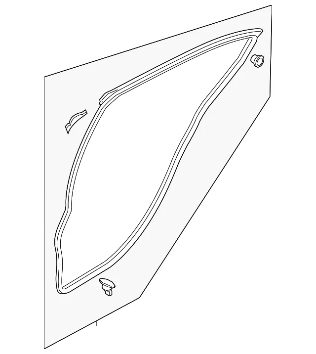 Door Weather-Strip - Mazda (BHN9-72-760C)