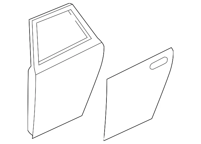 Door Shell - Mazda (BBY9-73-02XH)