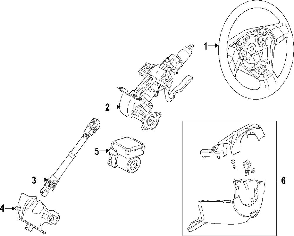 Steering Wheel - Mazda (BJS7-32-982-02)