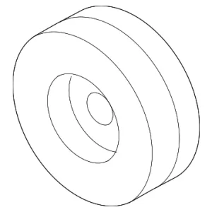 A/C Compressor Clutch Pulley - Mazda (ZZCA-61-L1X)