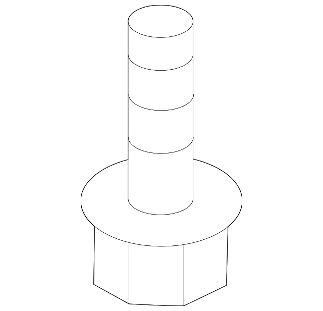 Catalytic Converter Bolt - Mazda (9YA0-20-885)
