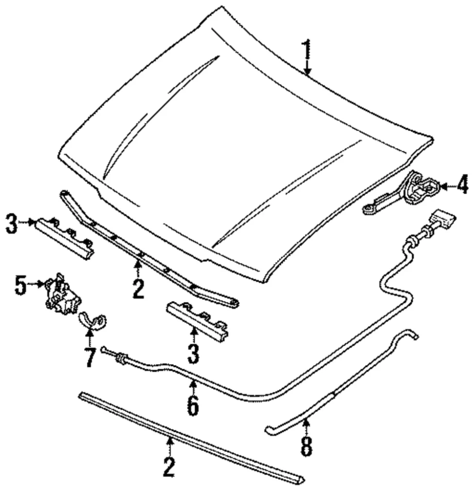 Hood - Mazda (BR70-52-310F)