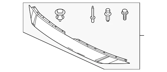 Grille Up Radiator - Mazda (VA40-50-7E1A-BB)