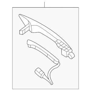 Lever(R) Outer Handle - Mazda (BDTV-58-410F-2V)