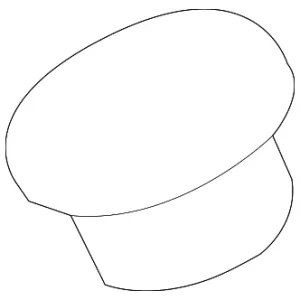 Headlamp Assembly Rivet - Mazda (BCKA-56-145A)