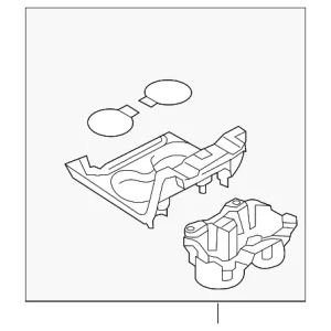 Cup Holder - Mazda (K123-64-43YB-02)