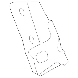 GPS Navigation Control Module Bracket - Mazda (BDTS-66-9B1A)