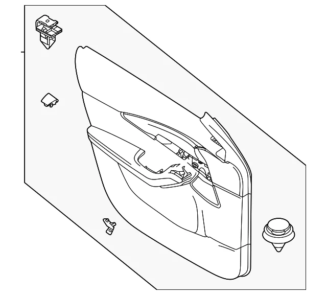 Trim(L) Door - Mazda (DGJ5-68-450C-02)