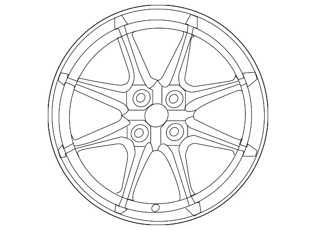 Wheel, Alloy - Mazda (9965-N9-6560)