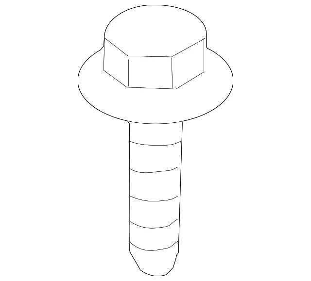 Air Filter Housing Bolt - Mazda (9YA4-2A-814)