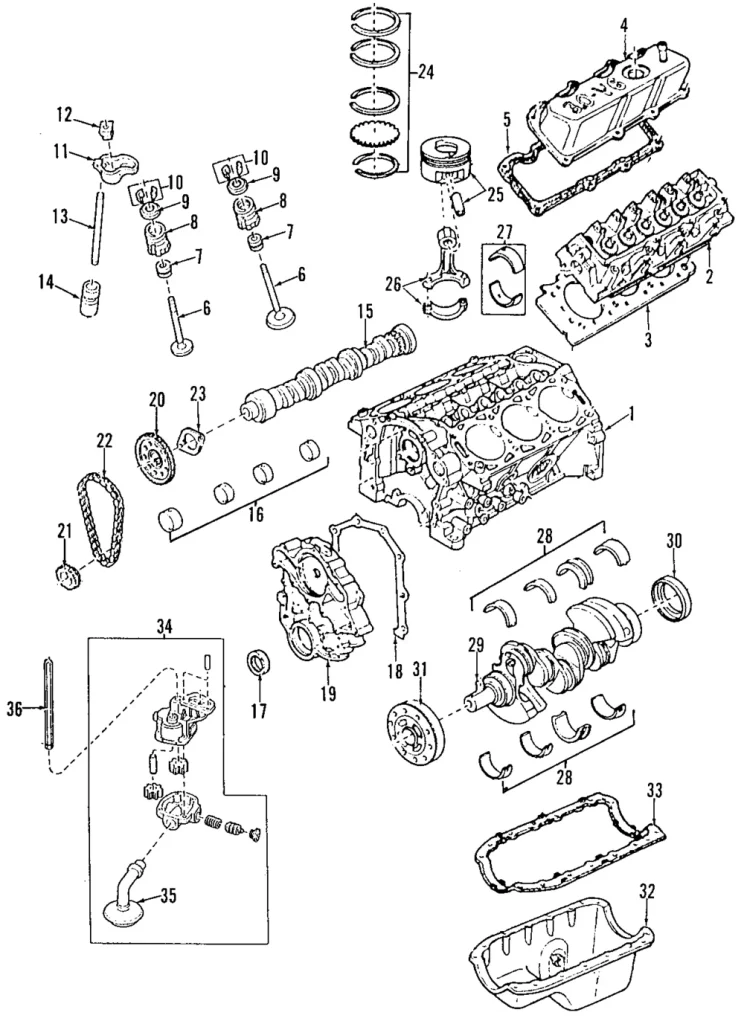 Cylinder Block - Mazda (1F81-10-300)