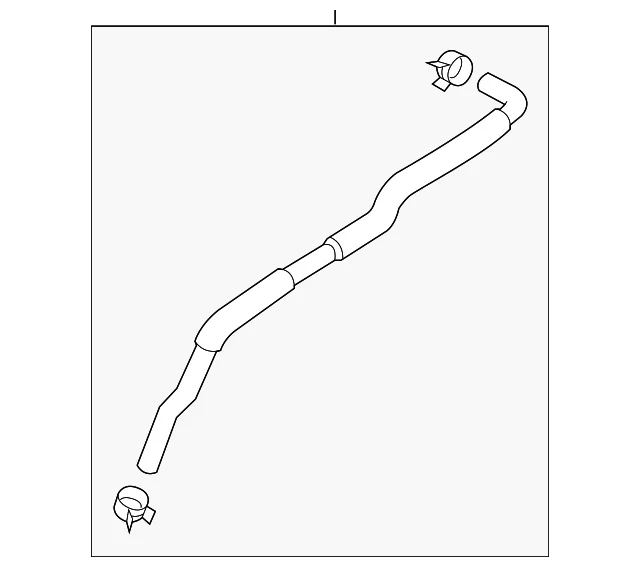 Hose Water - Mazda (FZ21-19-9LXA)