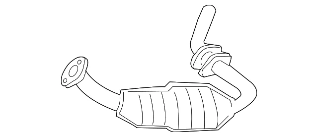 Catalytic Converter - Mazda (1FBB-20-55X)
