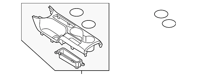 Console Cup Holder - Mazda (D09W-64-43YC-02)