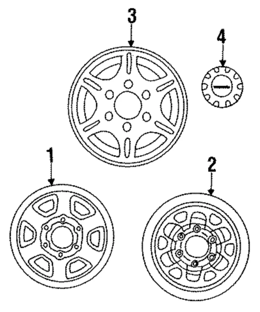 Wheel - Mazda (9965-62-5540)