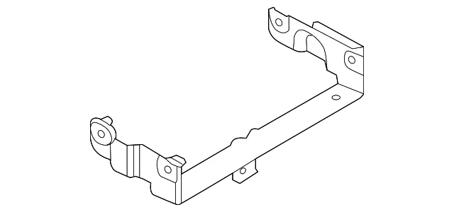 Radio Lower Bracket - Mazda (BHP2-66-9B1B)